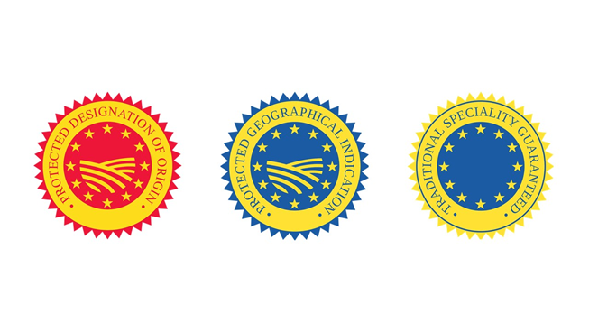 Los sellos de dominación de origen de la Union Europea